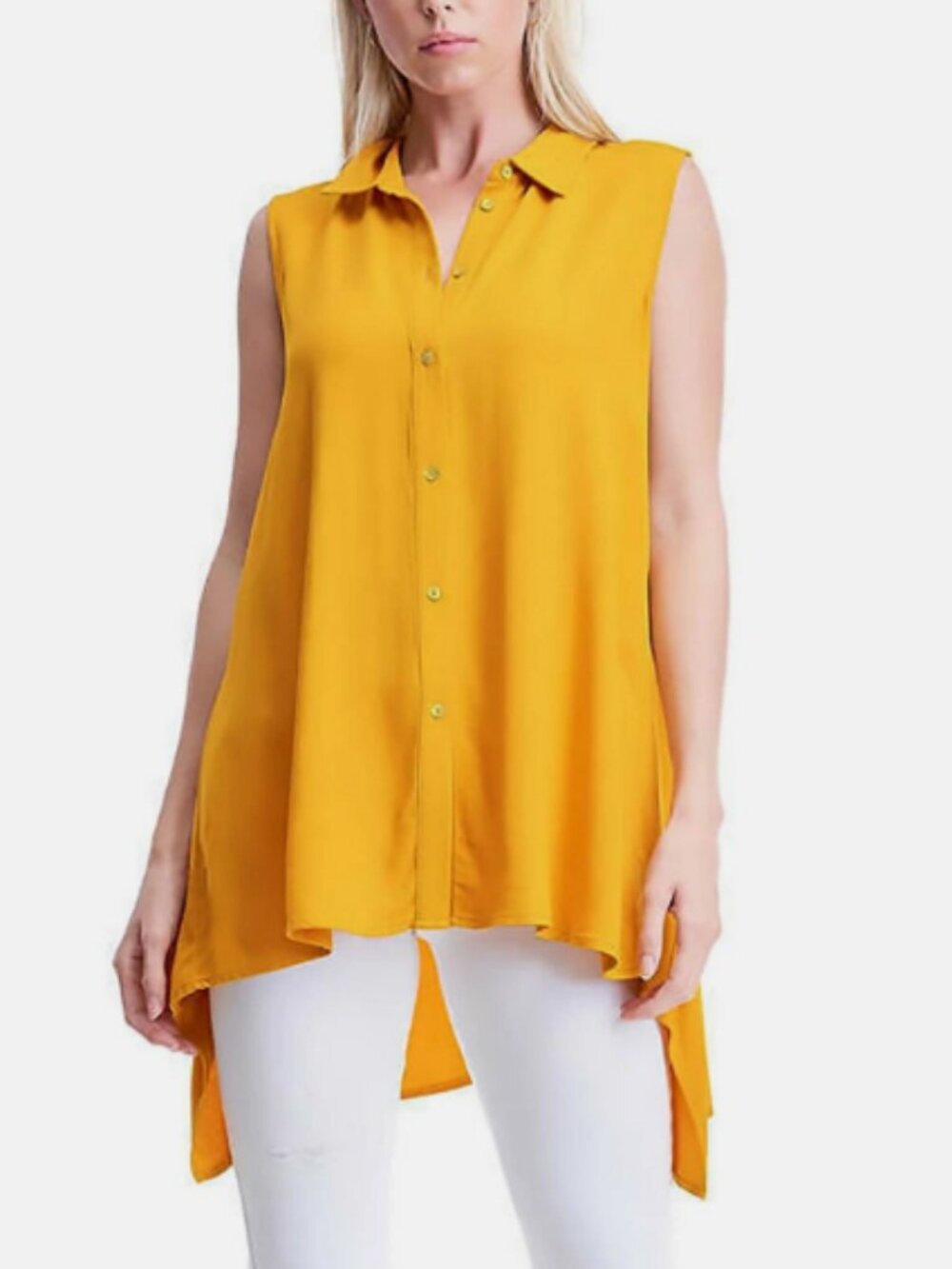 Fever Ladies' Sleeveless Blouse, MANGO MOJITO, M